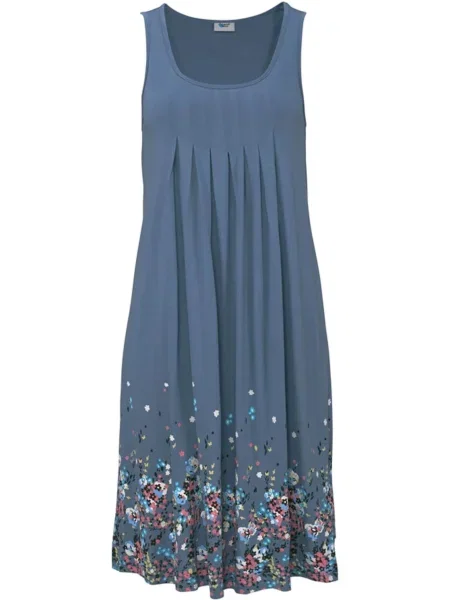 BEACH TIME Rochie de plaja albastru aqua / albastru porumbel / roșu negru