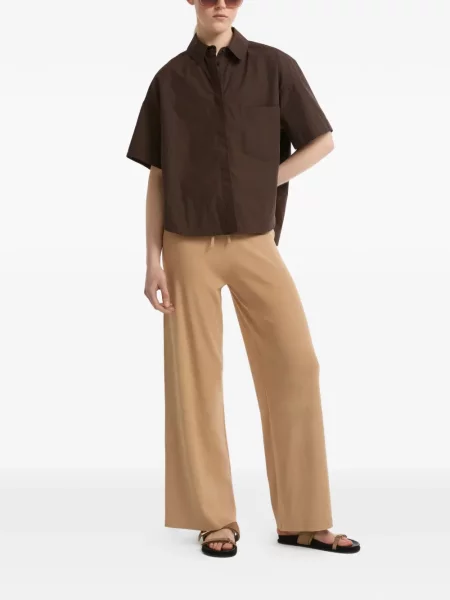 Pantaloni Yves Salomon cu picior lat