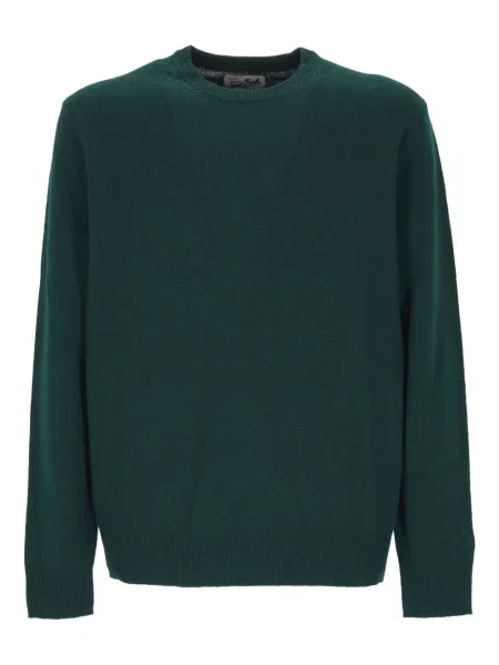 Pulover Mc2 Saint Barth cu decolteu rotund verde