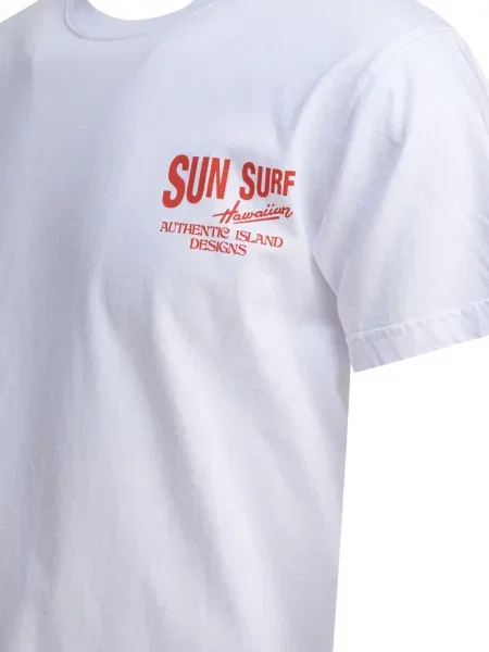 Kerek nyakú póló Sun Surf fehér