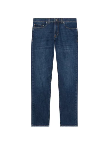 Blugi Brooks Brothers cu 5 buzunare albastru