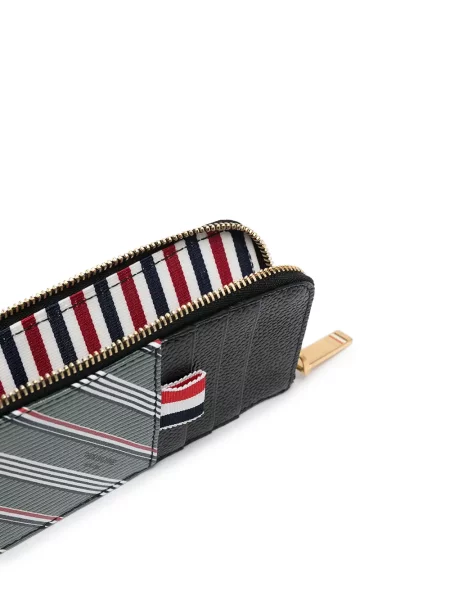 Peněženka Thom Browne šedá