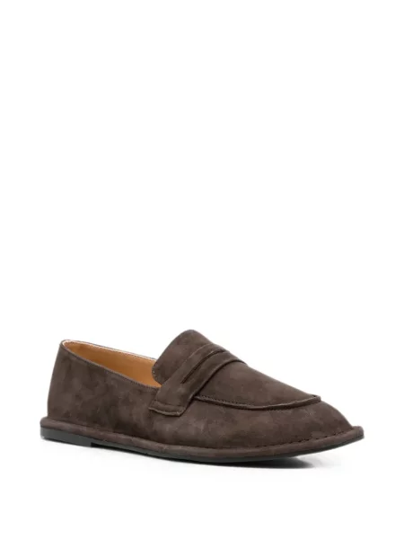 Szarvasbőr loafer Linda Baumann barna