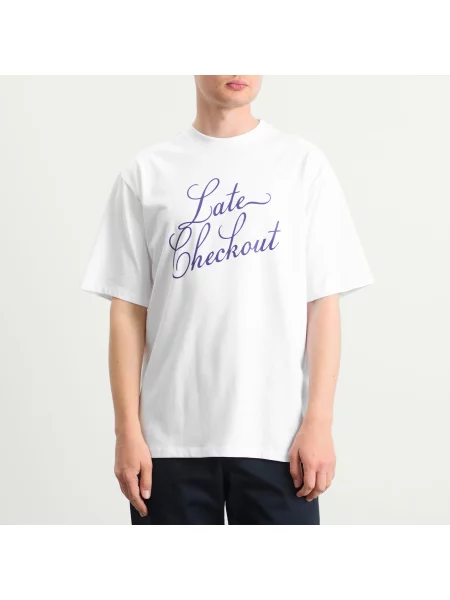 Koszulka Late Checkout biała