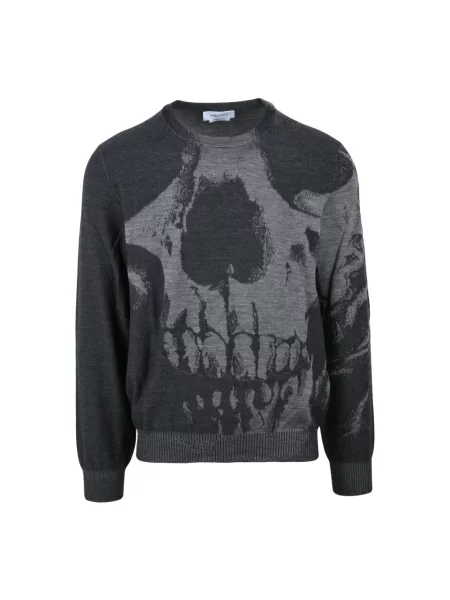 Sweter Alexander Mcqueen szary