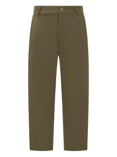 Plisované kalhoty Drôle De Monsieur hnědé