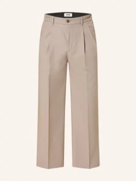 Drykorn Spodnie Leek Wide Fit beige beżowe