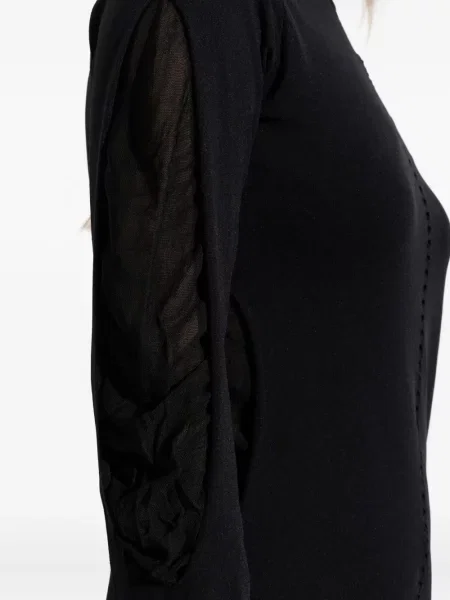 Rochie Y-3 plasă de costum negru