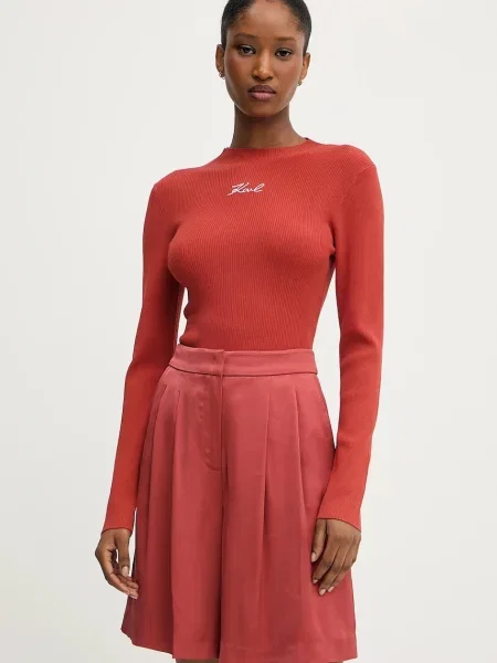 Karl Lagerfeld kamizelka lekki pomarańczowy