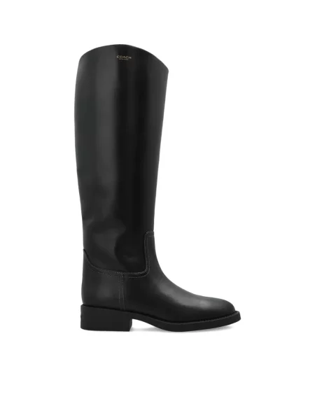 Botine Coach din piele negru