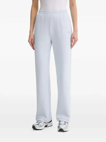 Pantaloni Guess cu broderie alergare albastru