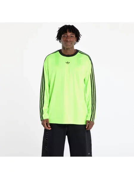 Длинный свитер Adidas Originals с длинным рукавом из джерси черный