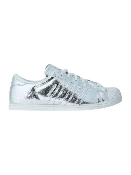 Sneakersy Adidas Superstar skórzane szare