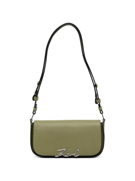 Crossbody torbica Karl Lagerfeld zelena