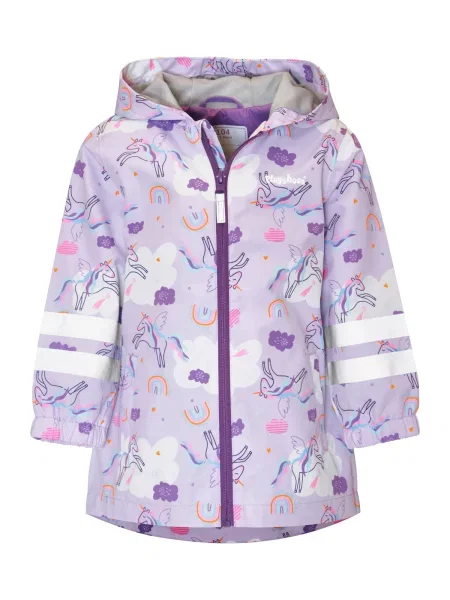 PLAYSHOES Geacă outdoor EINHORN azur / lila / mov lavandă alb
