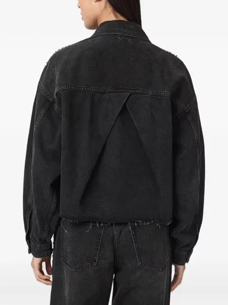 Geacă de blugi Allsaints negru