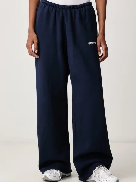 Sporty & Rich Serif Logo pantaloni de trening din pentru femei