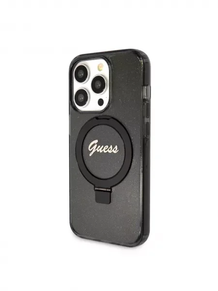 Prsteň Guess čierna