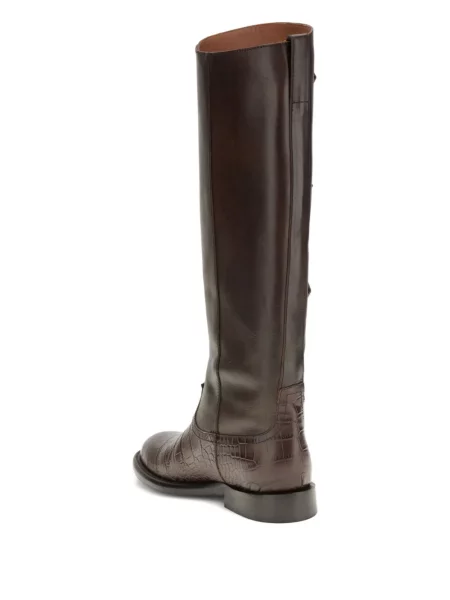 Botine Paris Texas cu cataramă maro