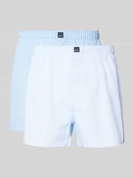 Bokserki o kroju relaxed fit z naszywką z logo w zestawie 2 szt. Christian Berg Men