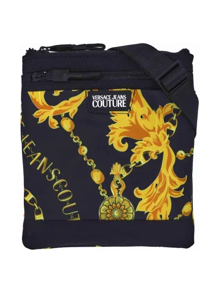 Wielobarwność torba Versace Jeans Couture czarna