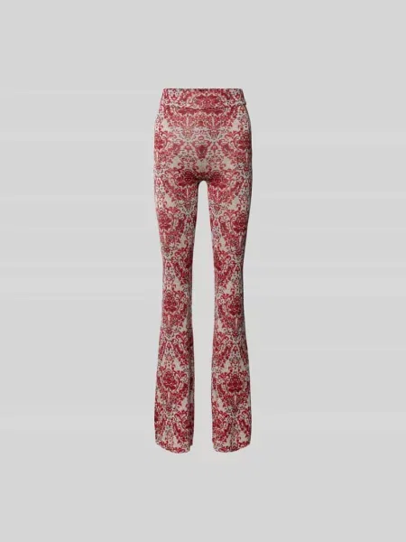 Legginsy z elastycznym pasem Rabanne czerwone