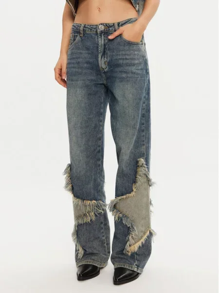 Jeans hlače One Teaspoon modra