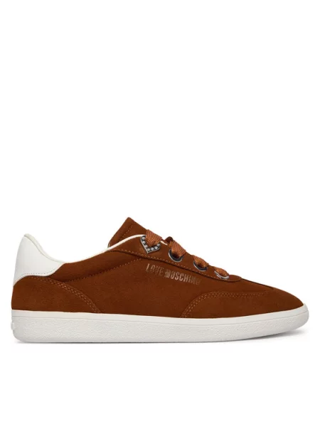 LOVE MOSCHINO Sneakersy hnedá