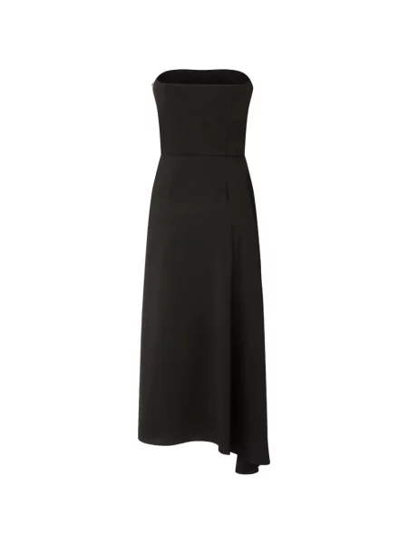Rochie Pinko drapată fără bretele negru