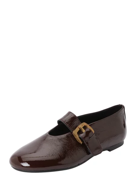 VAGABOND SHOEMAKERS Baleríny s řemínky ALEYA čokoládová