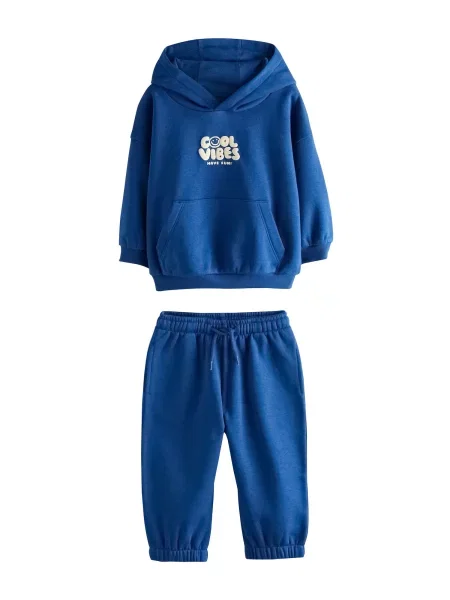 Next Trening albastru cobalt alb