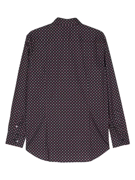 Raštuota marškiniai Etro su paisley raštu violetinė