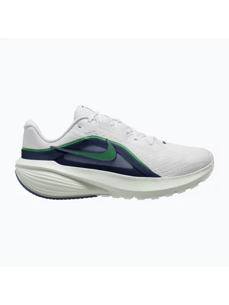Încălțăminte de alergare pentru bărbați Nike Downshifter 14 white/midnight navy/green spark alb