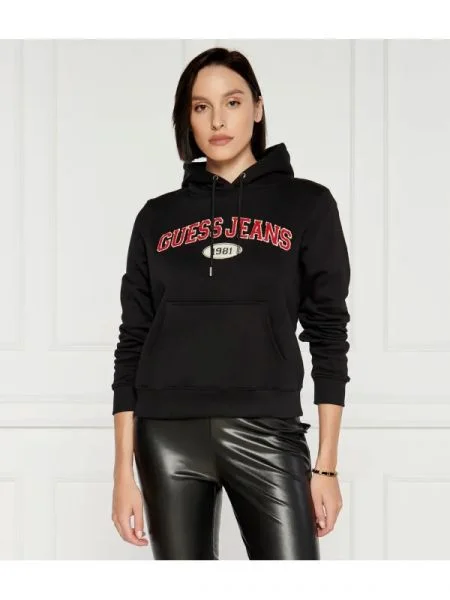 Guess Jeans Hanorac negru
