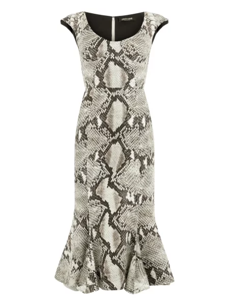 Rochie midi Roberto Cavalli cu imagine