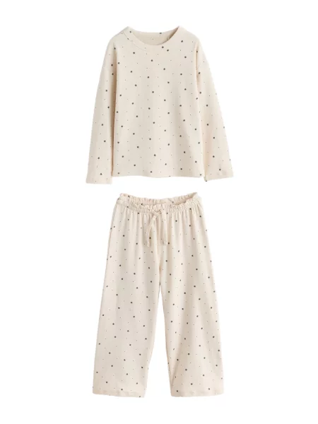 Next Pijamale crem negru