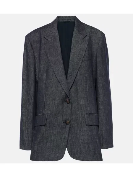 Sacou Brunello Cucinelli albastru