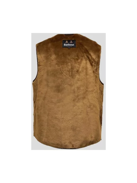 Kamizelka puchowa Barbour brązowa
