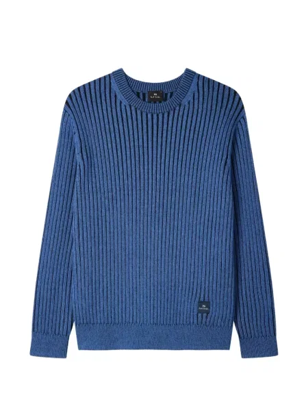 Pulover Ps Paul Smith cu autograf albastru
