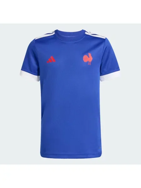 Koszulka France Rugby Home Replica Supporter Kids niebieska