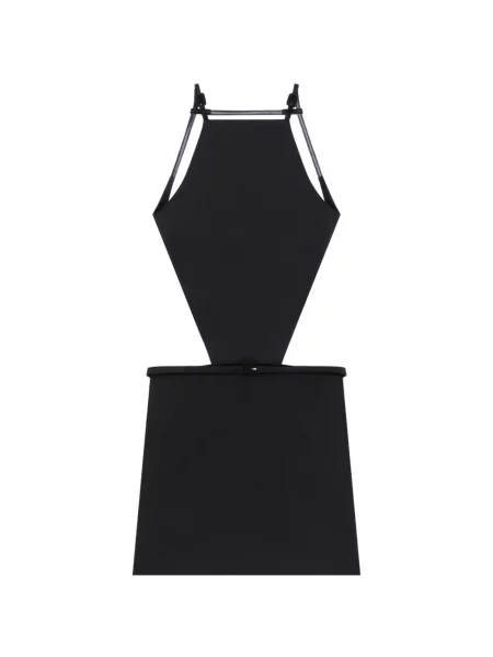 Rochie Courreges cu gât halter negru