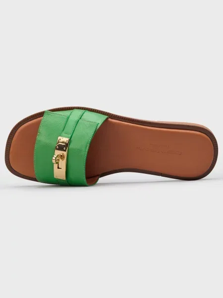 Шлепанцы Roberto Serpentini зеленые