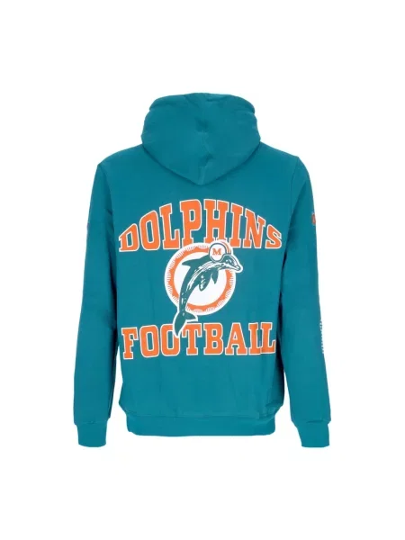 Bluza z kapturem Mitchell & Ness polarowa niebieska