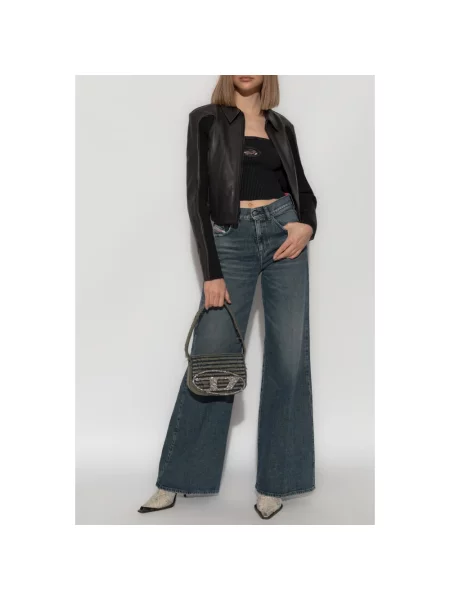 Top Diesel z dżerseju czarny