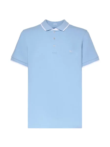 Tricou polo Fay scurt albastru