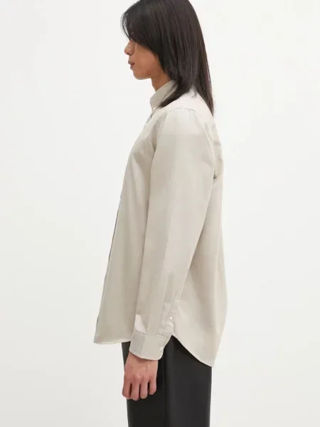 Carhartt WIP cămașă din L/S Madison Shirt cu guler button-down regular bej