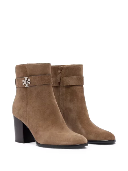 Botine Tory Burch din piele de căprioară maro