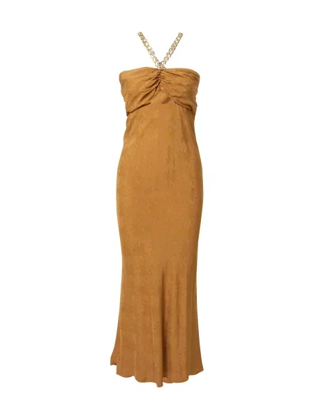 Warehouse Rochie de seară coniac maro
