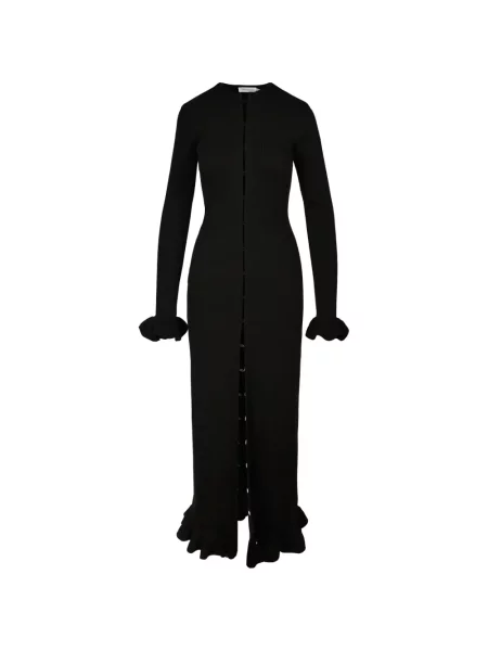 Rochie maxi Ioana Ciolacu cu volane negru