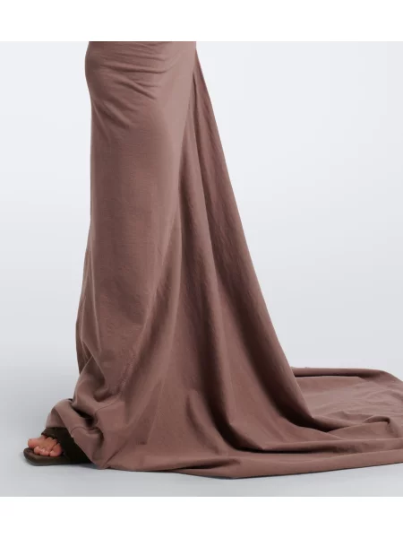 Rochie Rick Owens din jerseu roz